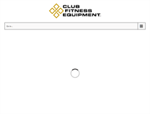 Tablet Screenshot of clubfitnessequipment.com